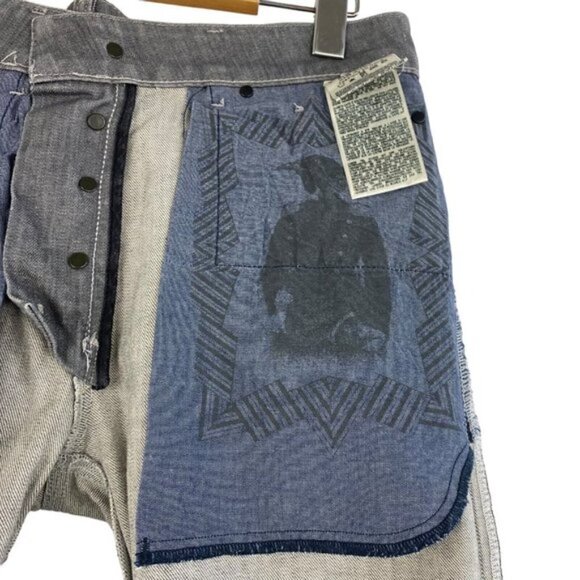 DIESEL Black Gold Superbia Wash BG80M Grey Slim Tapered Denim Jeans US 30 - Picture 13 of 16